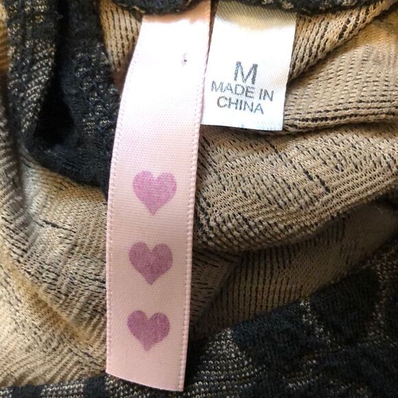 Big Strike Floral Applique Cap Sleeve Peplum Top M - Picture 8 of 10